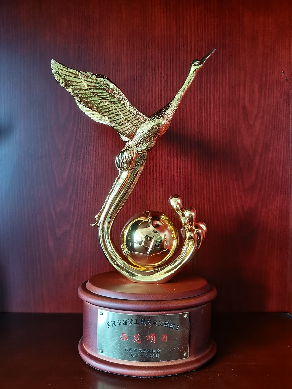 武漢市建設(shè)工程安全文明施工示范項(xiàng)目（陽邏港華中國際產(chǎn)業(yè)園C區(qū)二期）